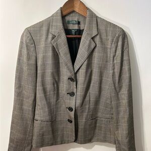 Lauren Ralph Lauren Women’s Plaid Blazer